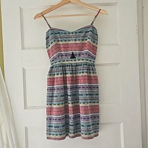 Vans Boho Summer Mini Dress